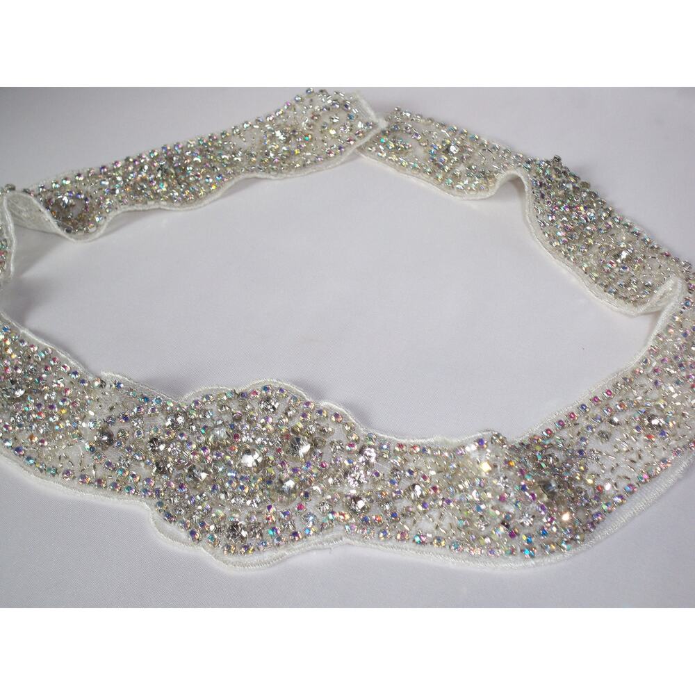 Rhinestone AB belt sash, rhinestone bridal wedding dress belt sash bridal belt